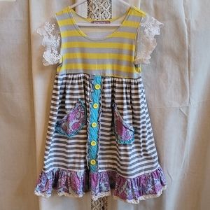 Jelly the Pug Girls Dress Girls Size 7